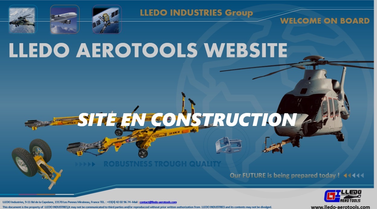 Lledo aerotools site internet en construction